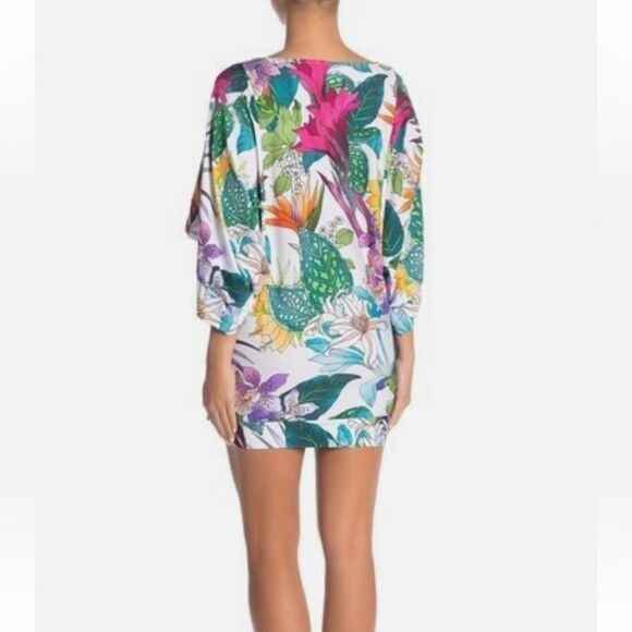 Trina Turk Amazonia Floral Multicolor Women's top sz small - Picture 3 of 13